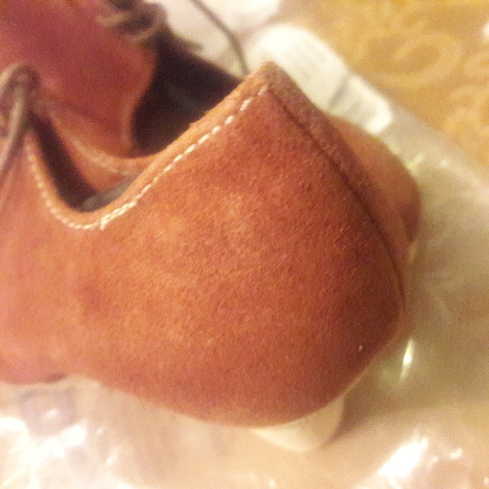 Cushion Walk genuine suede lace up wedge - Picture 7 of 8